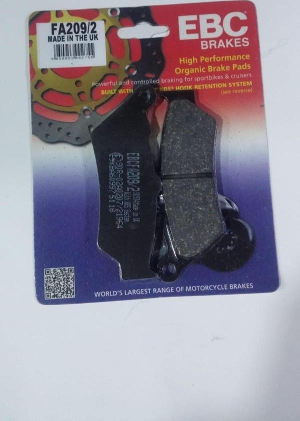 Ebc Fren Balatası Organik Fa209/2 2009-2022 Ktm 690 Enduro R  Ön - Image 1