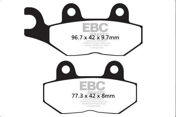 Ebc Fren Balatası Sinter Fa214/2hh Triumph Thruxton 1200 R Arka - Image 1