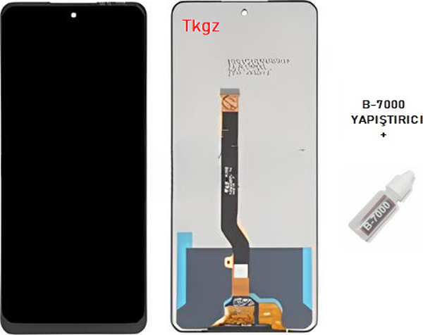 Tkgz - İnfinix NOTE 10 PRO Lcd Ekran Dokunmatik -A- Kalite + B-7000 - Image 1