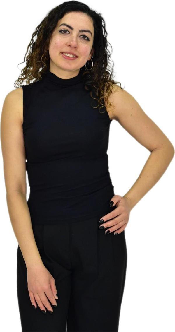 Kadın Düz Renk Vücuda Oturan Askılı Tişört BGL-ST04297 - Image 1