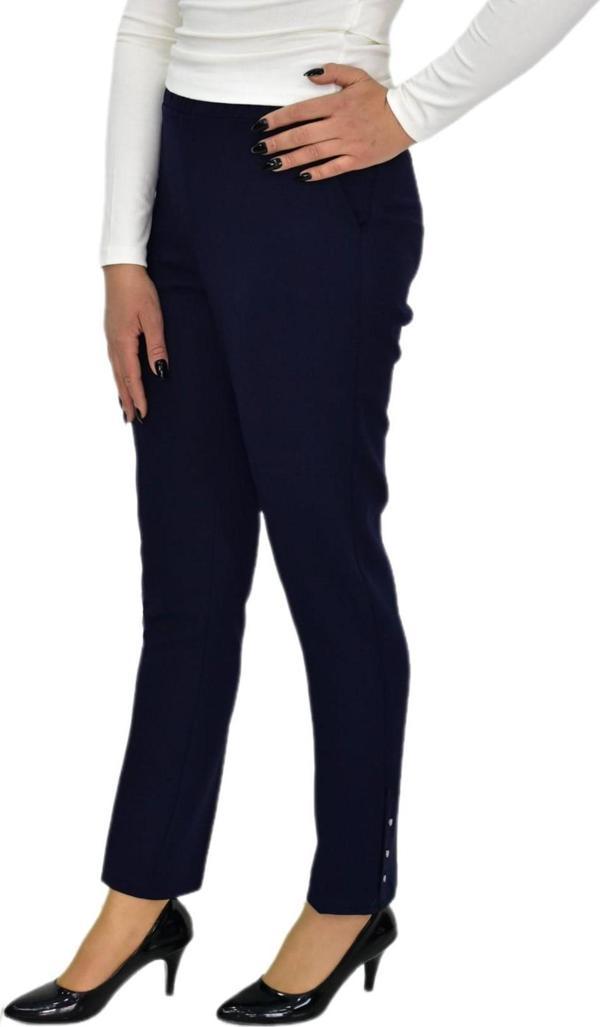 Kadın Paça Puntalı Beli Lastikli Kumaş Pantolon BGL-ST04323 - Image 1