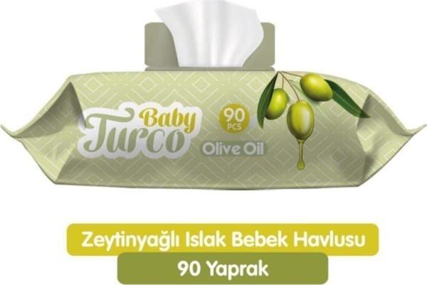 Baby Turco Turco Baby Islak Havlu 90'lı Zeytinyağlı - Image 1