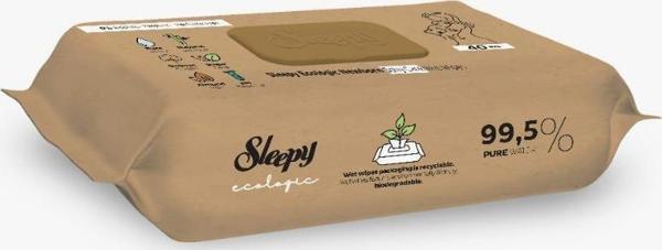 Sleepy Ecologic Yenidoğan Islak Bebek Bakım Havlusu 40 Yaprak - Image 1