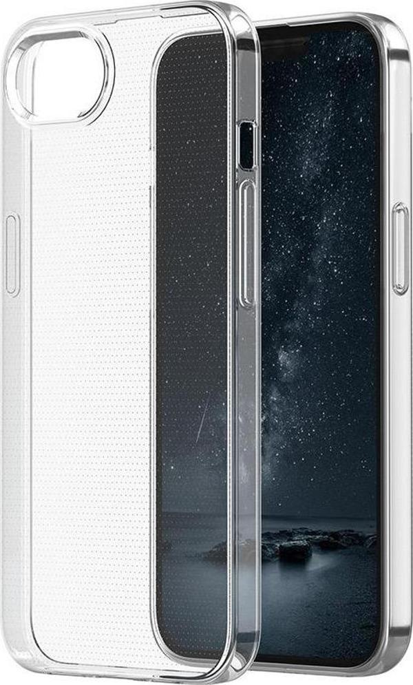 iPhone 16E Kılıf İnce ve Esnek Şeffaf Süper Silikon - Image 1
