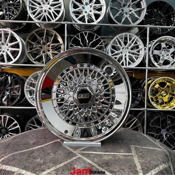 Krom 16" (İnç) 4X100 Bbs Rs2 (9-10 Ofset) 4 Adet Jant - Image 1