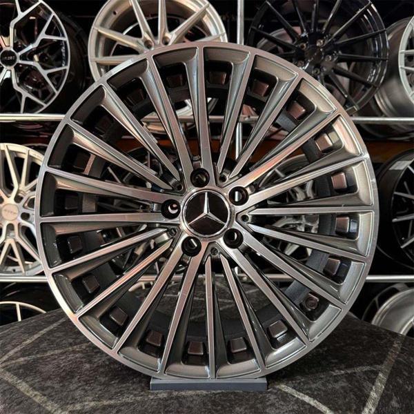 Kormetal 18 İnç 5X112 Mercedes Uyumlu Gun Metal Elmas Kesim Jant Modeli Mercedes - Image 1