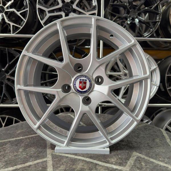 Arceo 15" (İnç) 4X100 Hre Clio Linea Fiorino Gümüş Jant Takım (4 Adet) - Image 1