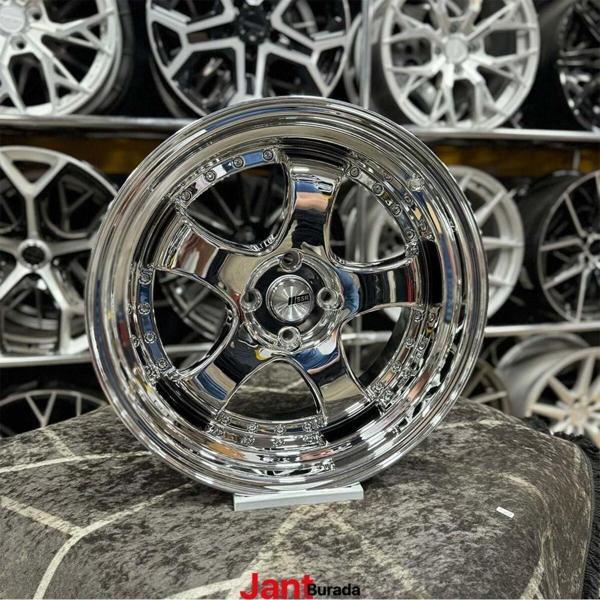 Krom 18" (İnç) 4X108 Ssr Krom Jant Modeli Peugeot Citroen (4 Adet) Uyumlu - Image 1