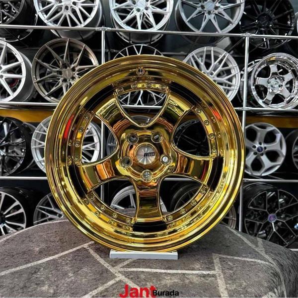 Krom 18" (İnç) 5X114.3 Ssr Gold Jant Jant Modeli Honda Toyota Hyundai - (4 Adet)Uyumlu - Image 1