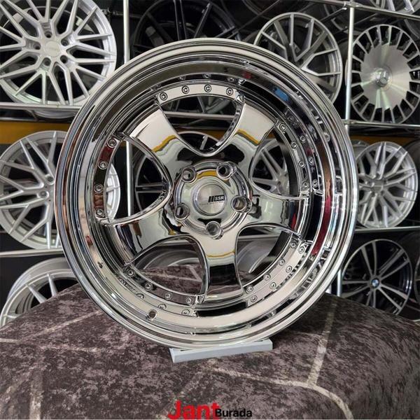 Arceo 18" (İnç) 5X114.3 Ssr Krom Jant Modeli Honda Toyota Hyundai - (4 Adet) - Image 1