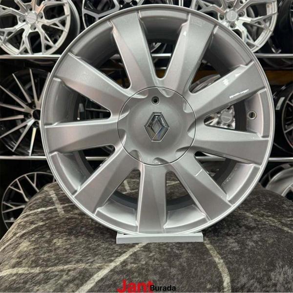Kormetal 16" (İnç) 4X100 Megane 2 Pirivelege Gümüş Jant Modeli Renault 4 Adet - Image 1