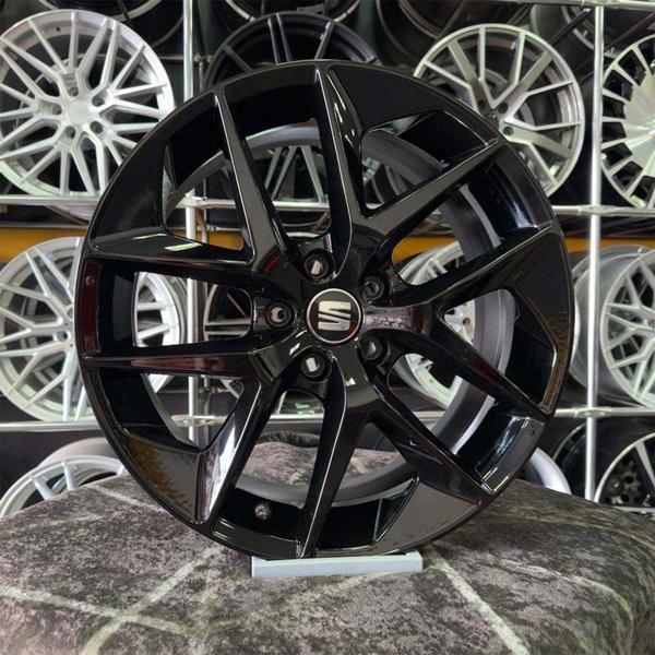 Kormetal 18" (İnç) 5X112 Black Leon Fr Jant Modeli Seat - 4 Adet - Image 1