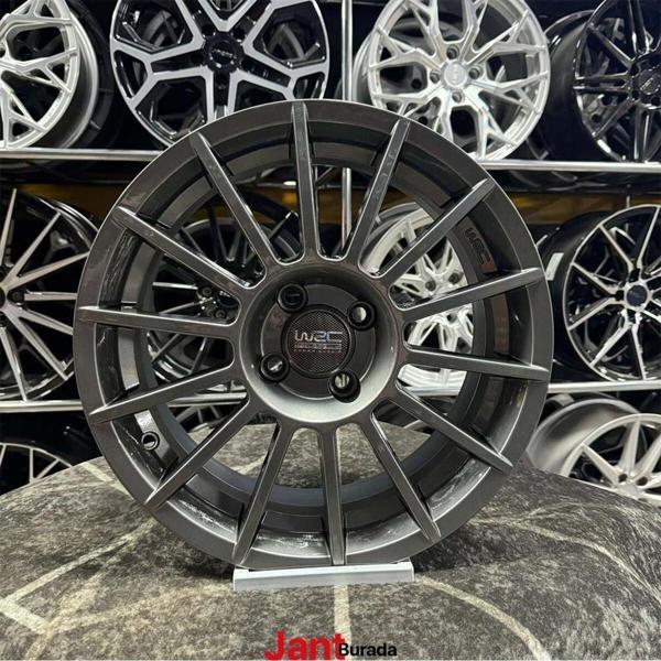 Kormetal 16" (İnç) 4X100 Wrc Clio Symbol Getz Era Uyumlu Titanyum Jant Modeli 4 Adet - Image 1