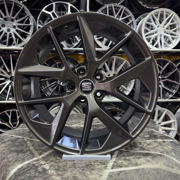 Kormetal 18" (İnç) 5X112 Leon Fr Gunmetal Jant Modeli Seat 4Adet - Image 1