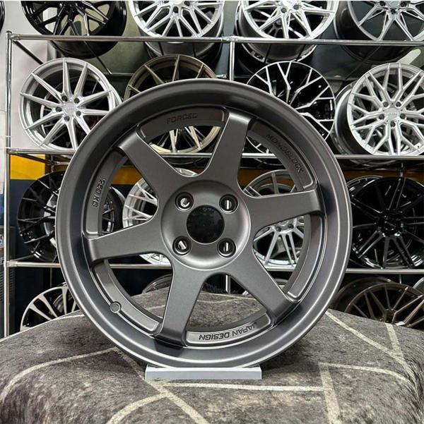 Arceo 17 İnç 4X108 Volk T37 65.1 Göbek Gun Metal Jant Modeli Peugeot Uyumlu - Image 1