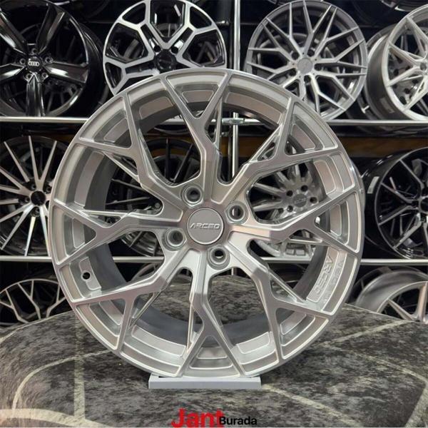 Arceo 17" (İnç) 4X108 Roma Silver Diamond Uyumlu Jant Modeli Citroen Peugeot (4 Adet) - Image 1