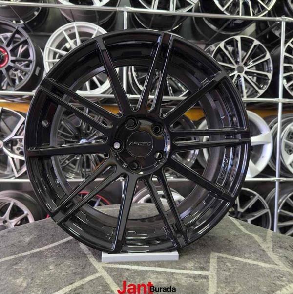 Arceo 19" (İnç) 5X120 (8.5-9.5 Ofset) Bmw F10-F30 Uyumlu Mallorca Black Jant Modeli (4 Adet) - Image 1