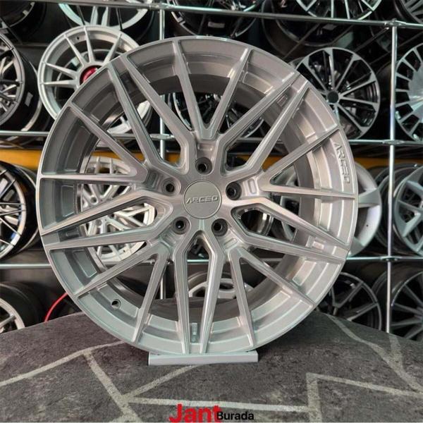 Arceo 19" (İnç) 5X120 Sevilla (8.5-9.5 Ofset) Bmw F10 F30 Silver Jant Modeli (4 Adet) - Image 1