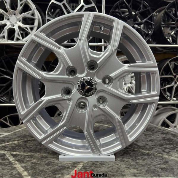 Kormetal 16" (İnç) 6X130 Sprinter Crafter Uyumlu Gümüş Jant Modeli Volkswagen Mercedes - Image 1