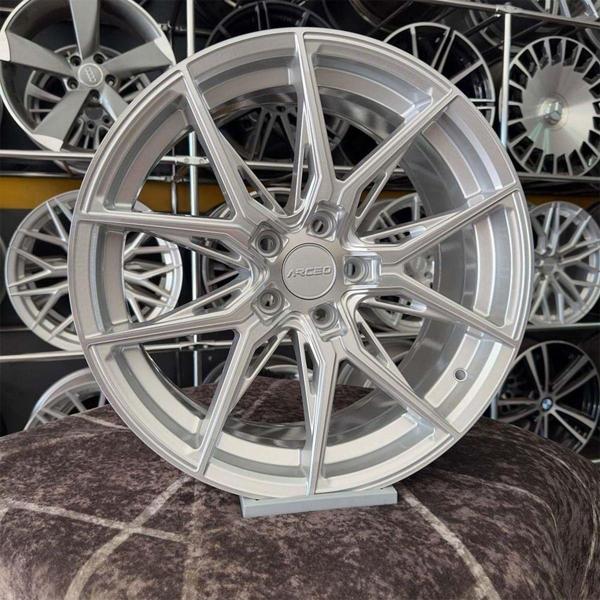 Arceo 20" (İnç) 5X112 Marseille 9-10 Ofset Gümüş Jant Modeli Volkswagen Audi Mercedes (4 Adet) - Image 1