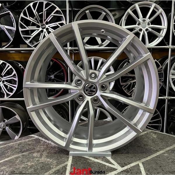 Arceo 17" (İnç) 5X112 Proteria Silver Cady Leon Golf Jetta Jant Modeli Volkswagen Seat Skoda 4 Adet - Image 1