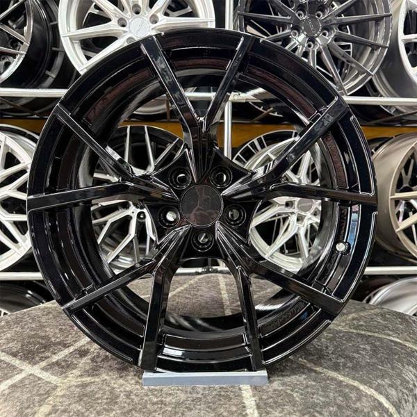 Kormetal 17 İnç 5X100 Polo İbiza Uyumlu Siyah Jant Modeli Volkswagen (4 Adet) Uyumlu - Image 1