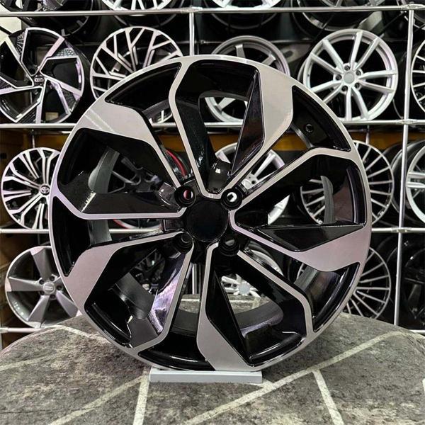 Kormetal 15 İnç 4X100 Clio İcon Uyumlu Siyah Elmas Kesim Jant Modeli Renault (4 Adet) - Image 1