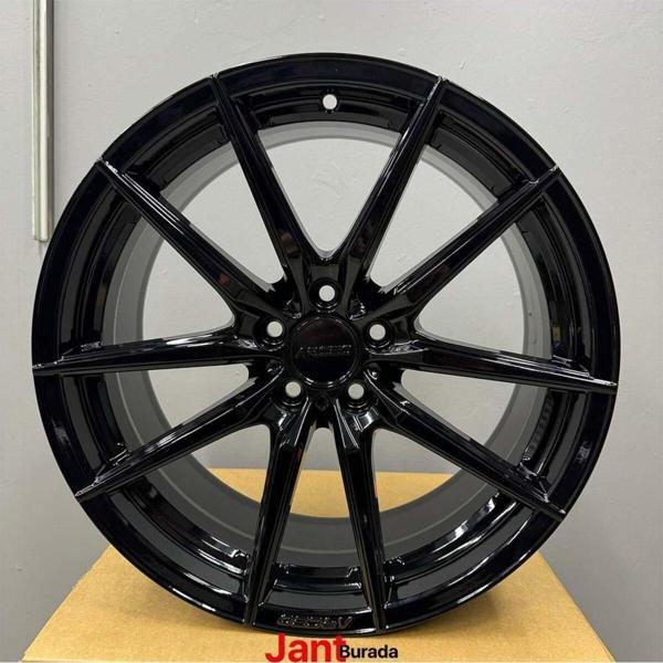 Arceo 18" (İnç) 5X105 Monaco Opel Astra Cruze Uyumlu Siyah Jant Modeli (4 Adet) - Image 1