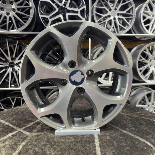 Kormetal 15" (İnç) 4X108 Fiesta Gunmetal Diamond Jant Takım (4 Adet) - Image 1