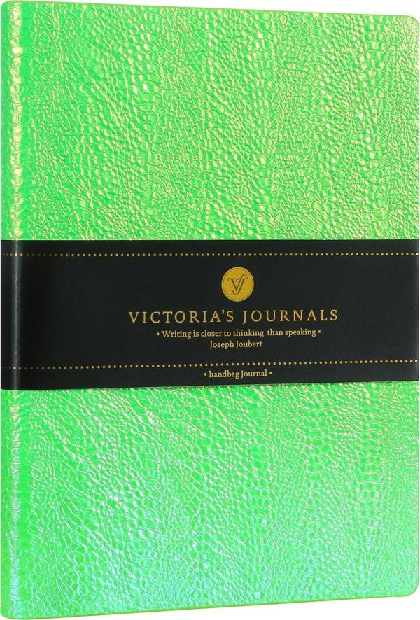 Victorias Journals Smyth Corva Noktalı Defter 15x21 Cm Yeşil - Image 1