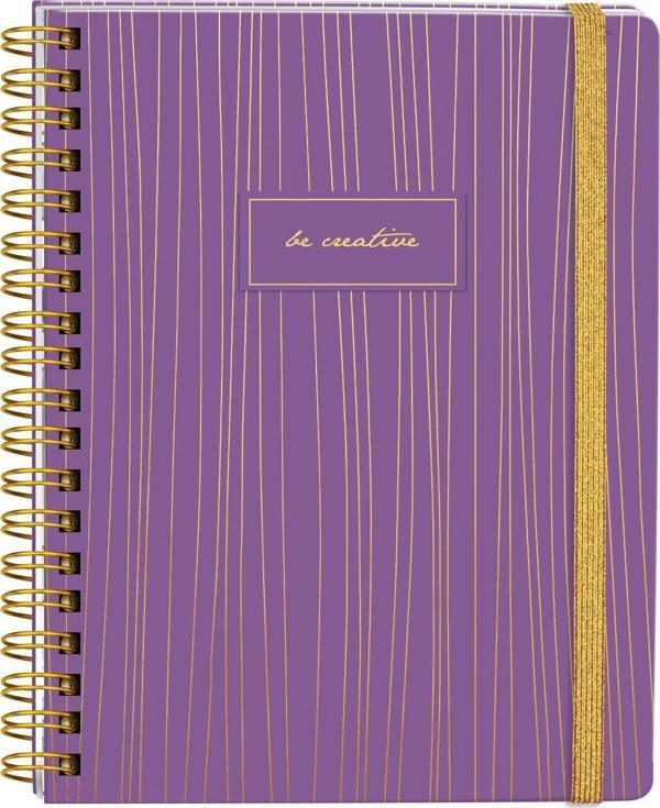 Victorias Journals Spiralli Defter Sert Kapak 192 Sayfa 96 Yaprak 17x24 cm 90gr. Kareli - Image 1
