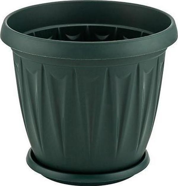 Omnipazar SY-5703 3,5 litre Plastik Ürgüp Saksı Yeşil - Image 1