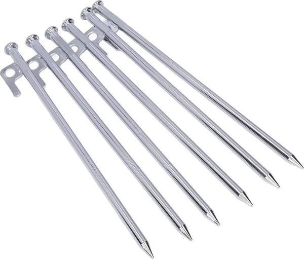 Bal-Kar Çadır Kazığı 20 Cm 4 Adet Gri, Kamp Bahçe Zemin Kazığı, Demir Kancalı Kazık, Çadır Kazık Seti - Image 1