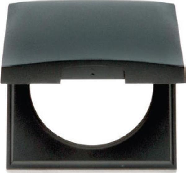 Berker Priz Kapağı Siyah   60X60 Mm - Image 1
