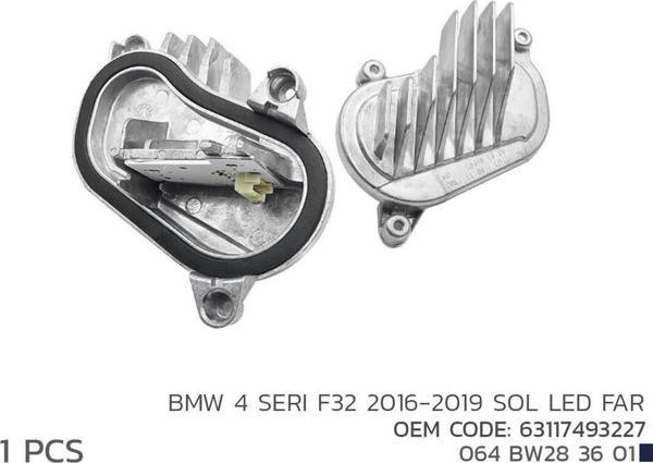Bmw 4 Seri F32 2016-2019 Sol Led Modül 63117493227 - Image 1