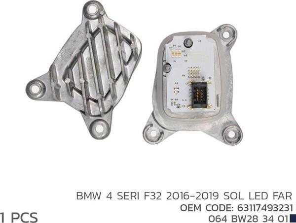 Bmw 4 Seri F32 2016-2019 Sol Led Modül 63117493231 - Image 1