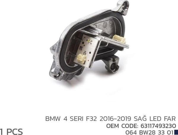 Bmw 4 Seri F32 2016-2019 Sağ Led Modül 63117493230 - Image 1