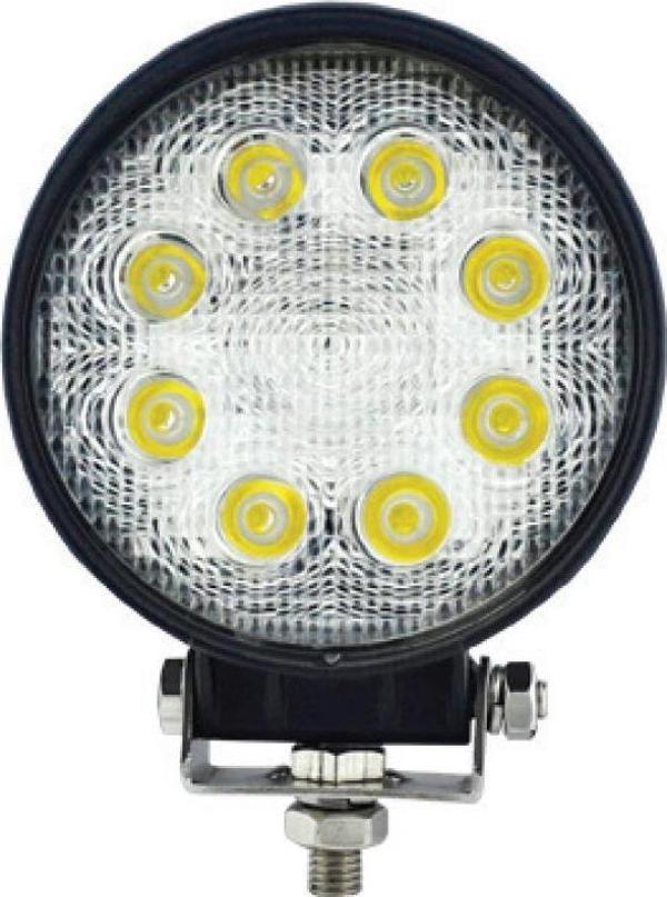 Negro Yuvarlak Güverte Lambası 8 Ledli 27 W - Image 1