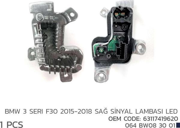 BMW 3 F30 2015-2018 SAĞ SİNYAL LED MODÜL 63117419620 - Image 1