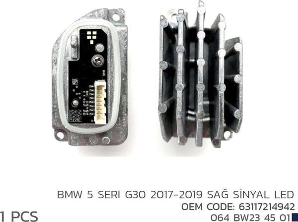 BMW 5 G30 2017-2019 SAĞ SİNYAL LED MODÜL 63117214942 - Image 1