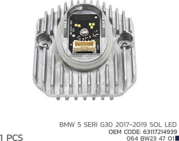 BMW 5 SERI G30 2017-2019 SOL LED MODÜL 63117214939 - Image 1