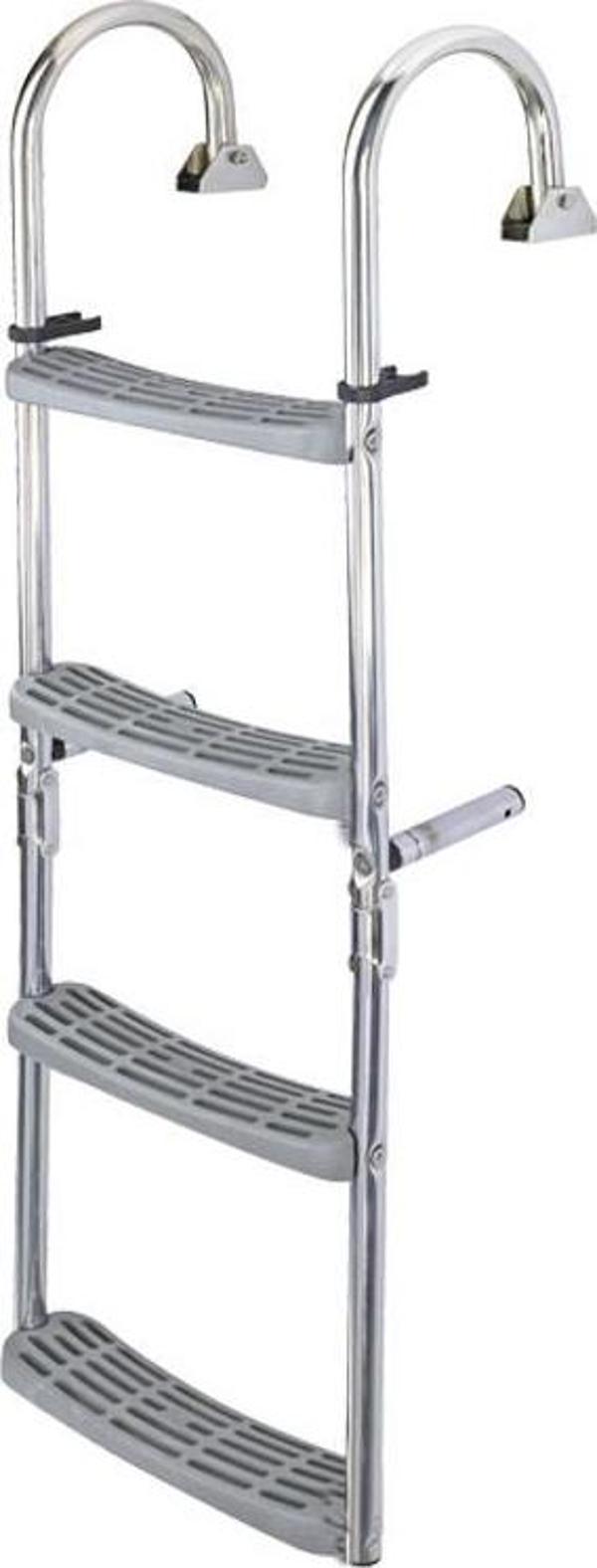 Nuova Rade Foldable Ladder,Inox 316,2+3 steps,180⁰ - Image 1