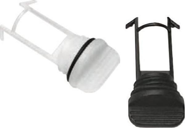 Nuova Rade Captive Plug with O-Ring for Drain Socket, White - Image 1