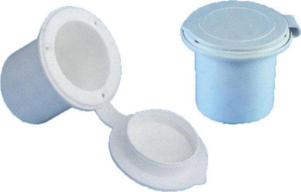 Nuova Rade Case for Shower Head, Round, w/Lid, Ø66mm, White - Image 1