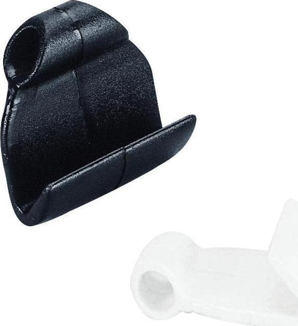 Nuova Rade Hook f/Infl. Boat Cover, 40x40mm, Ø6mm Rope, Grey - Image 1