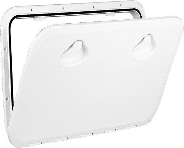 Nuova Rade TOP LINE Hatch, Beyaz, 460x525mm, ISO12216 - Image 1