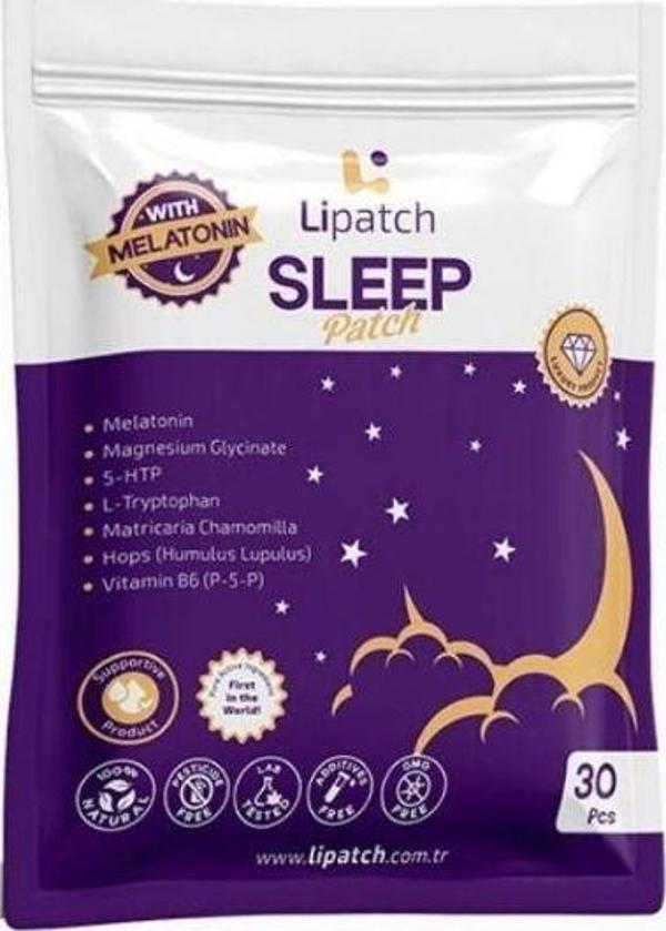 MELATONİN  Lipatch Sleep Patch With 30 Adet - Image 1