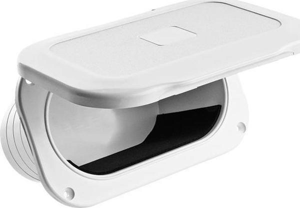 Nuova Rade Utility Saklama Hatchi, Oval, Kapaklı, 111,5x177,5x73,5mm, Beyaz - Image 1
