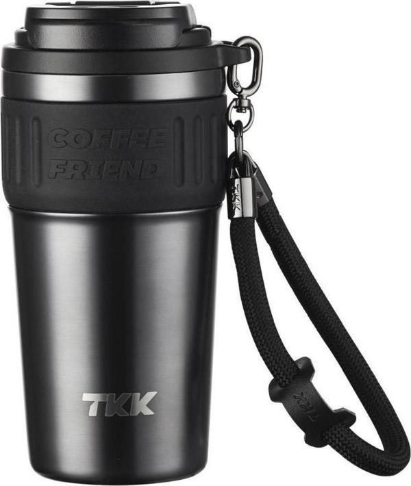 Tkk Çelik Termos Mug 630ML Koyu Gri - Image 1