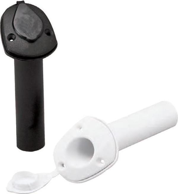 Nuova Rade Rod Holder, w/ Cap, Plastic, Ø40mm, H.230mm, White - Image 1